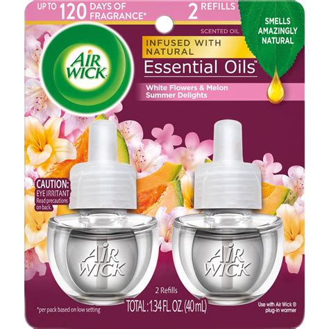 Air Wick Summer Delights Scented Oil Air Freshener Refill 2 Pk Air