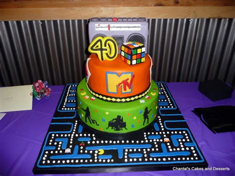 Click to see 10 lovely table. 80S Cake - CakeCentral.com
