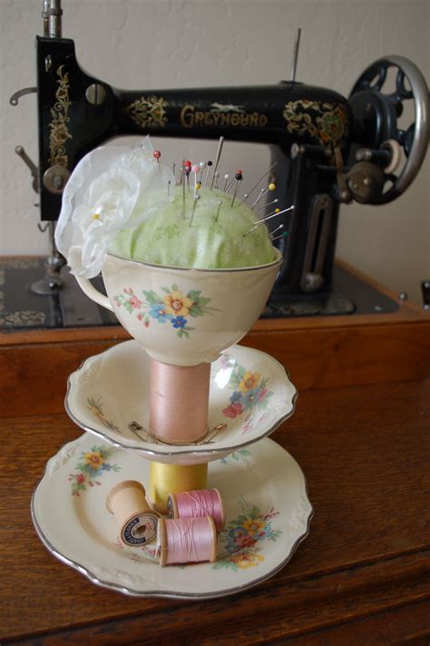 Teacuppincushionspictorial Teacups Tea Cups Diy Diy Tea Party Teacup Crafts