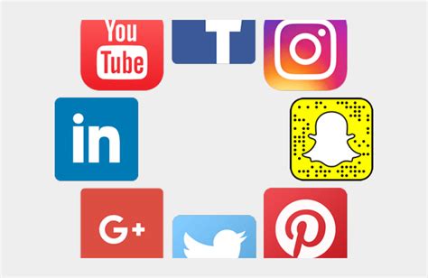 Social Media Icons Clipart Social Platform Social Media Platforms