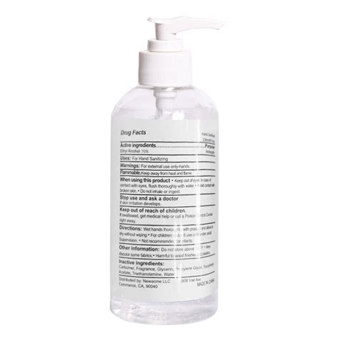 But alcohol doesn't work for all germs, such as norovirus; 70% Alcohol Hand Sanitizer 16oz Pump Bottle - ACME Display