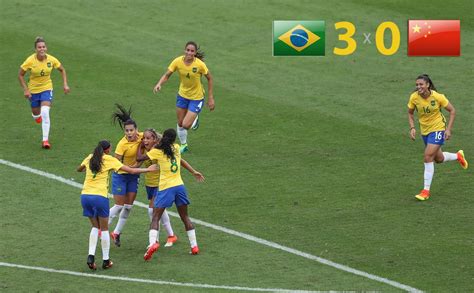 Apesar da vitória elástica do time das ilhas fiji, o brasil saiu na frente. Seleção Feminina estréia bem nas Olimpíadas: Brasil 3 x 0 ...