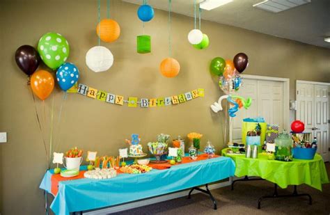 Orange Blue Green Birthday Party Ideas Photo 2 Of 22 Catch My Party