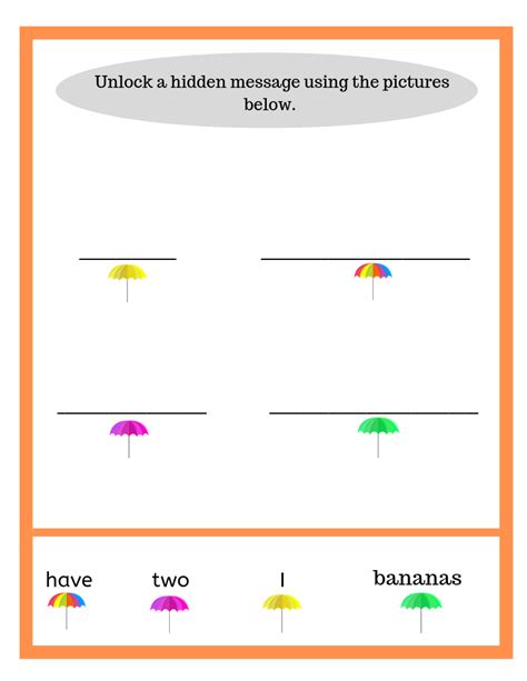Easily print, download, and use the kindergarten kindergarten worksheets are a wonderful learning tool for educators and students to use. Unscramble the sight words by using the pictures below ...