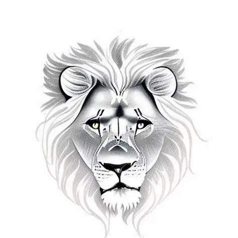 Realism Lions Are Symbols Of Strength Courage Tattoo Idea Blackink Ai