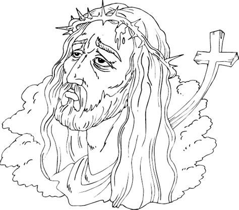 Crown Of Thorns Coloring Page