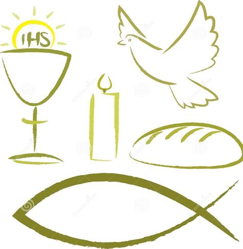 First Communion This Is My Body Given For The Life Of The World Clipart