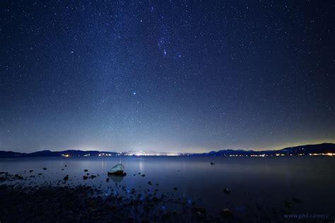 Stars Over North Lake Tahoe By Phil Mosby
