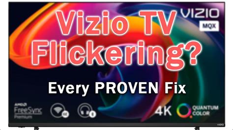 Vizio Tv Flickering Screen How To Fix Youtube