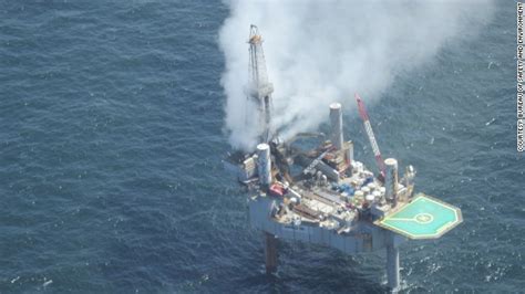 Gas Cut Off At Burning Gulf Rig Officials Say