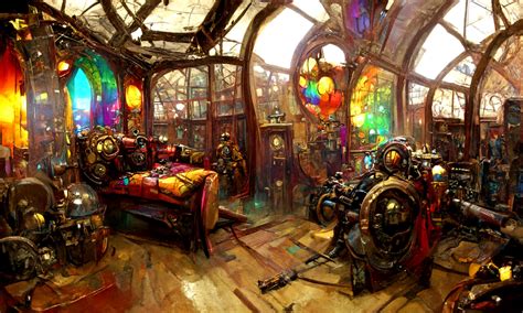 Artstation Steampunk Room