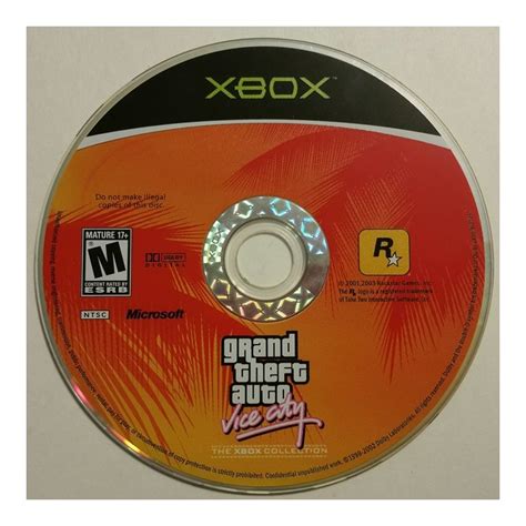 Grand Theft Auto Vice City Gta Microsoft Original Xbox Game Disc Only