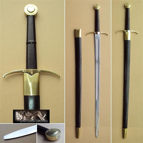 Elegant Two Handed Stage Combat Sword And Sheath