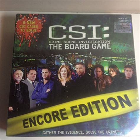 Csi Crime Scene Investigation The Board Game Encore Edition Pricepulse