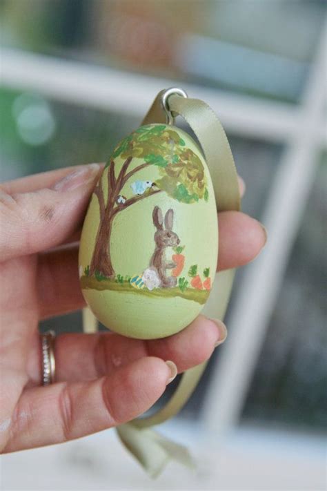 Hand Painted Wooden Easter Eggs Ready To Be Personalized Easter Eggs
