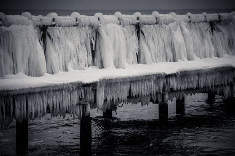 Wallpaper Sea Water Snow Winter Ice Icicle Freezing Formation