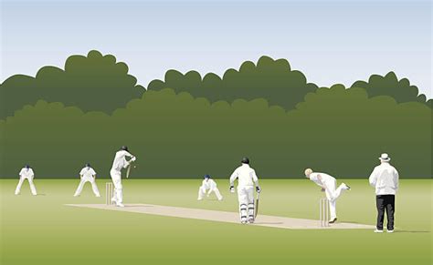 Cricket Player Illustrations Royalty Free Vector Graphics And Clip Art