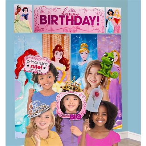 Disney Princess Scene Setter With Photo Booth Props Party City