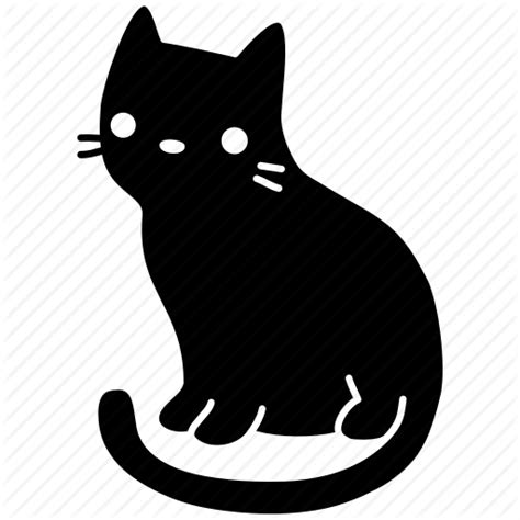 Available in png and svg formats. Animal, cat, cute, feline, meow, pet, still icon