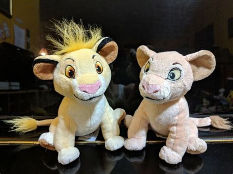 Disney Store Plush Characters Of Simba And Nala From Lion King Ebay
