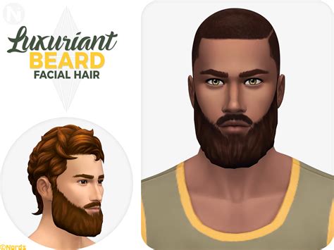 Luxuriant A Sims 4 Cc Beard