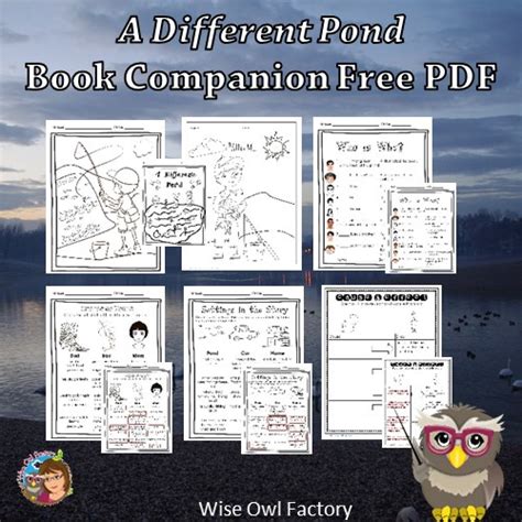 A Different Pond Book Companion Freebie Wise Owl Factory