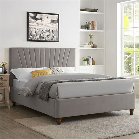 Lexie Silver Double Bed | Silver Double Bed | Double Bed 