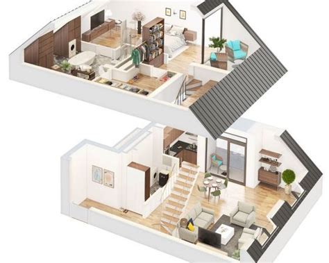 Rumah minimalis tidak terkait pada luas lokasi sebuah tempat tinggal. Denah Rumah Minimalis 2 Lantai Modern Terbaru - Blog QHOMEMART