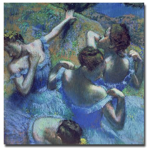 Shop Edgar Degas Blue Dancers 1899 35 X 35 Canvas Art On Sale