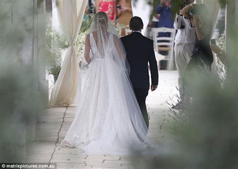 Bride Anna Heinrich Wears Sparkling Nude Heels For Her Cinderella Moment Daily Mail Online