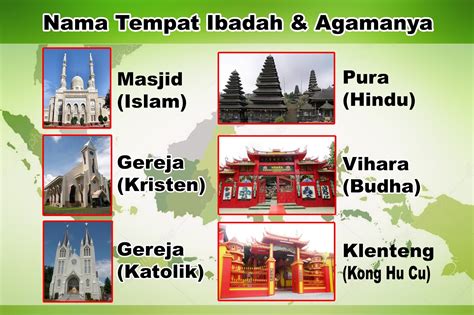 Keberagaman Agama Di Indonesia Nama Kitab Tempat Ibadah Dan Hari