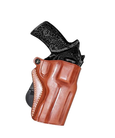 Leather Paddle Holster Owb For Revolver Chiappa Rhino