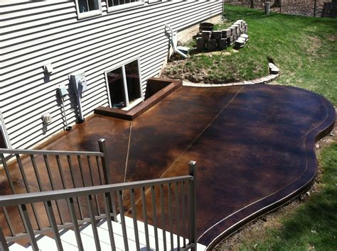 Coffee Brown Concrete Stain Photo Gallery Direct Colors