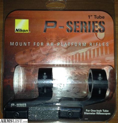 Armslist For Sale Nikon P Series 2 Piece Scope Mount Picatinny Style