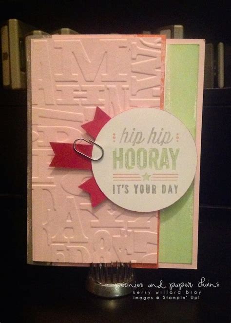 Stampin Up Hip Hip Hooray Card By Kerry Willard Bray
