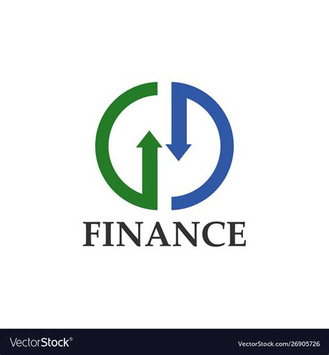 Finance Logo Design Template Royalty Free Vector Image