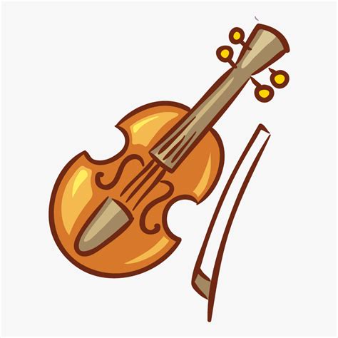 Fiddle Drawing Violinist Cartoon Violin Clipart Hd Png Download
