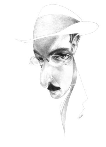 Fernando Pessoa By Ricearaujo Media And Culture Cartoon Toonpool