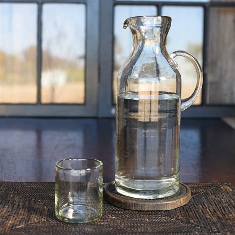 Cantina Recycled Glass Carafe By Homart Seven Colonial
