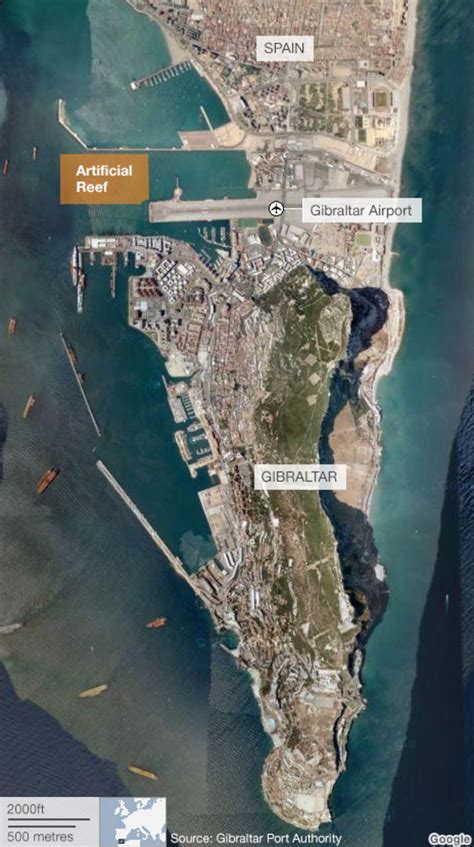 Gibraltar Dispute Spanish Fishermen In Reef Protest Bbc News