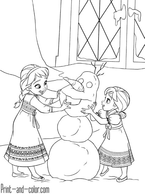 Have fun with the best frozen. Frozen coloring pages | Print and Color.com