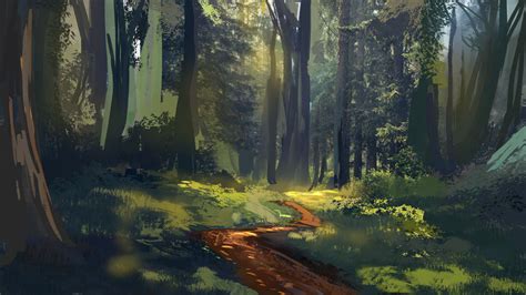 Forest Path Sketch By Crazymann11 On Deviantart