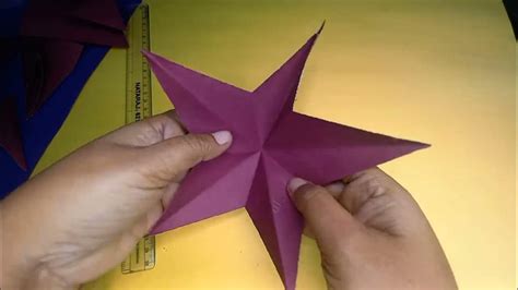 easy to make paper star christmas craft youtube