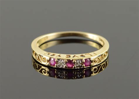Maybe you would like to learn more about one of these? 10K 1.4g 0.16 CTW Ruby Diamond 'I Love You' Bridge Yellow ...