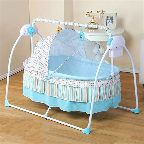 Baby Cradle Newborn Crib Bed Basket Small Shaker Electric Bouncer Swing