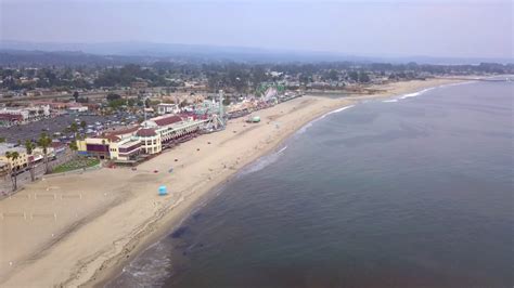 Amazing Aerial View Of Santa Cruz City In Stock Footage Sbv 327189304