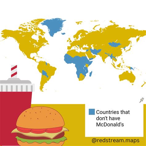 countries that don t have mcdonald s r maps