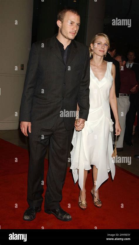 Heath Ledger And Naomi Watts Attend Holywood Film Festival Movie