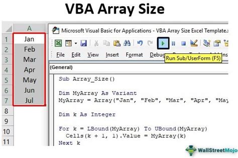 Vba Array Size Step By Step Guide With Examples