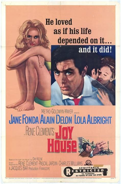 Joy House Les F Lins Original Title Stars Alain Delon Jane Fonda Lola Albright